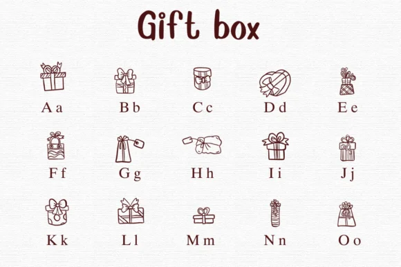 Gift Box by Nongyao — Dingbats Font — thumbnail 2