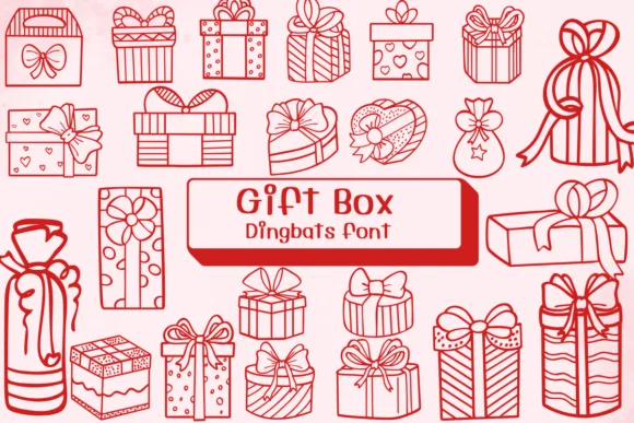 Gift Box by Ketsarin — Dingbats Font