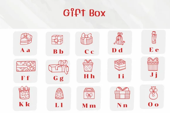 Gift Box by Ketsarin — Dingbats Font — thumbnail 2