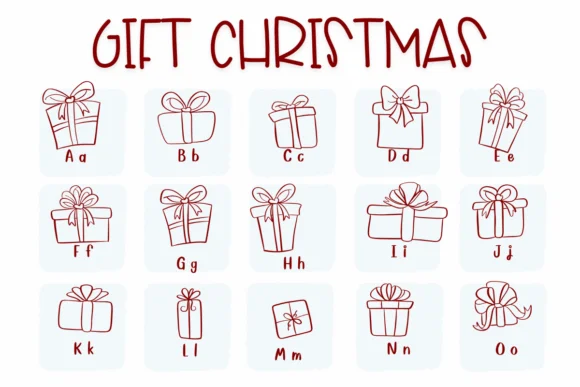 Gift Christmas by Sirinart — Dingbats Font — thumbnail 2