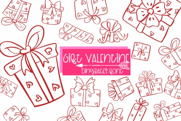 Gift Valentine by Sirinart — Dingbats Font