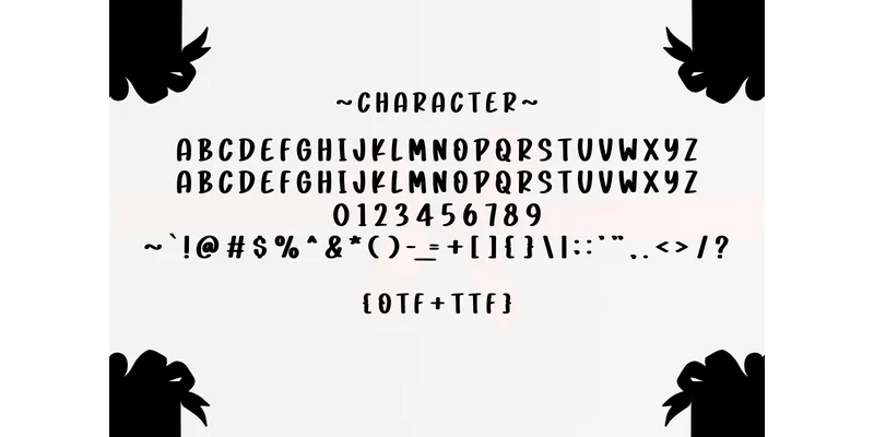 Gift Wrapping Font by SiapGraph — Sans Serif Font — thumbnail 3