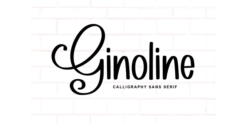 Ginoline Font by Abodaniel — Sans Serif Font