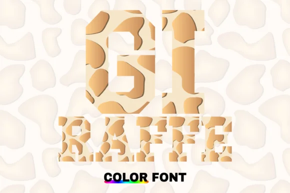Giraffe by WADLEN — Color Fonts Font
