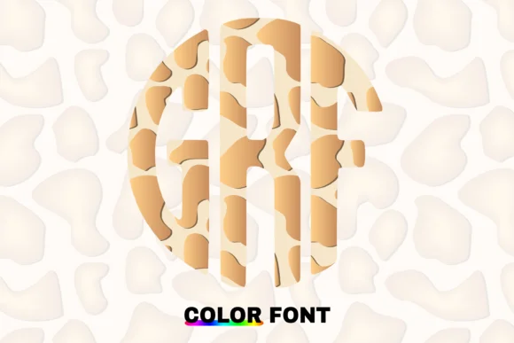 Giraffe Circle by WADLEN — Color Fonts Font