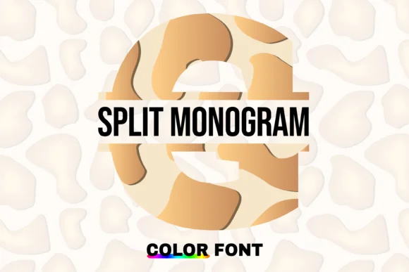 Giraffe Split by WADLEN — Color Fonts Font