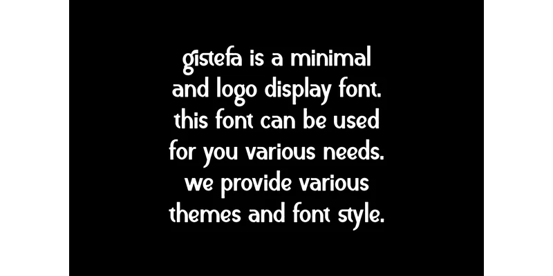 Gistefa Font by IqsiartStudio — Sans Serif Font — thumbnail 4
