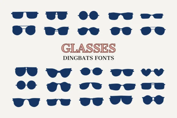Glasses by Eystore — Dingbats Font