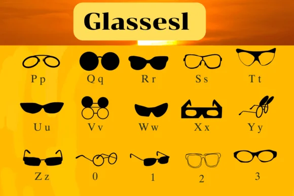 Glasses by Nongyao — Dingbats Font — thumbnail 3