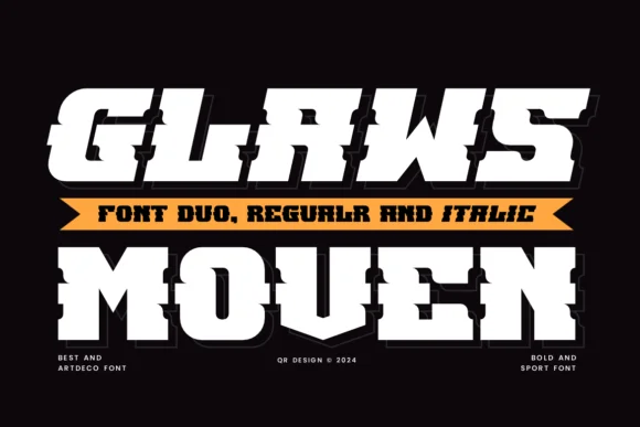 Glaws Moven by qrdesignstd — Slab Serif Font