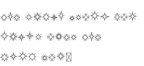 Glitter Doodle by Eystore — Dingbats Font — thumbnail 5