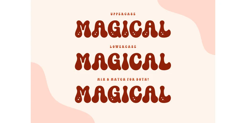 Glitter Stars Font by Wakhamm (7NTypes) by Wakhamm (7NTypes) — Display Font — thumbnail 6