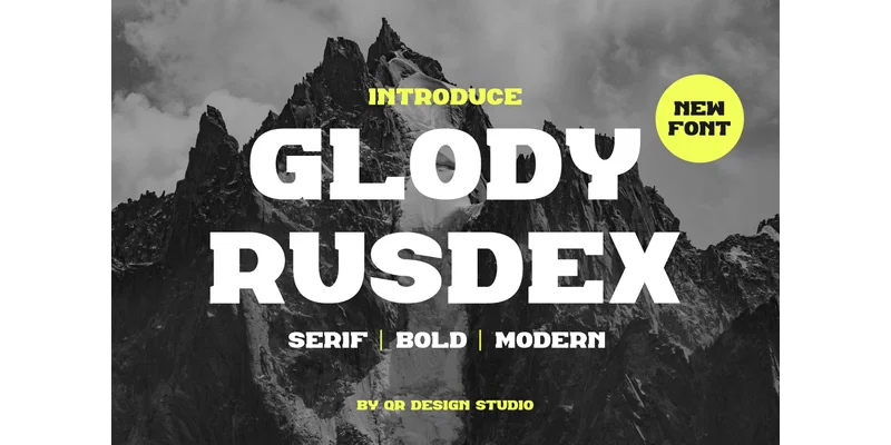 Glody Rusdex Font by qrdesignstd — Sans Serif Font