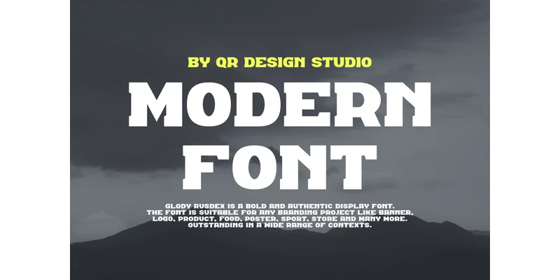 Glody Rusdex Font by qrdesignstd — Sans Serif Font — thumbnail 2