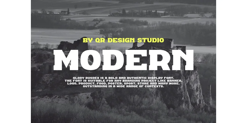 Glody Rusdex Font by qrdesignstd — Sans Serif Font — thumbnail 4