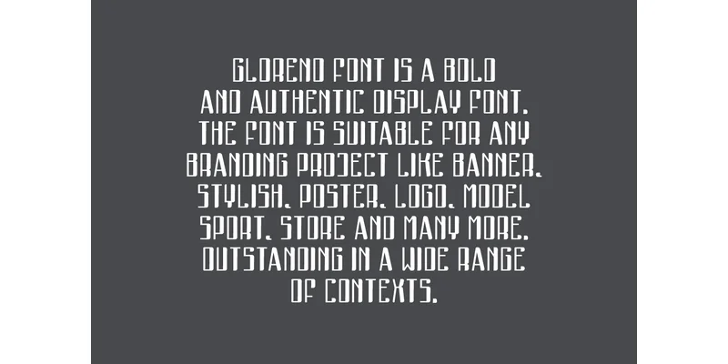 Gloreno Font by qrdesignstd — Sans Serif Font — thumbnail 4
