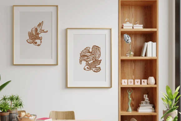 Gold Fish by Nongyao — Dingbats Font — thumbnail 6