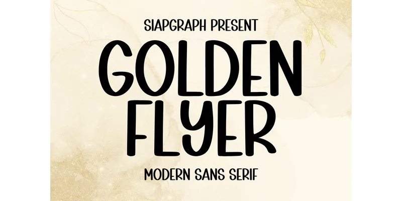 Golden Flyer Font by SiapGraph — Sans Serif Font