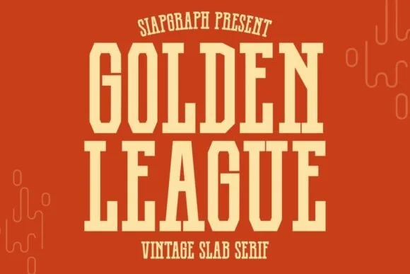 Golden League by SiapGraph — Slab Serif Font
