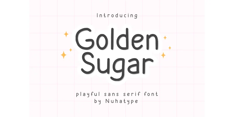 Golden Sugar Font by Nuhatype — Sans Serif Font