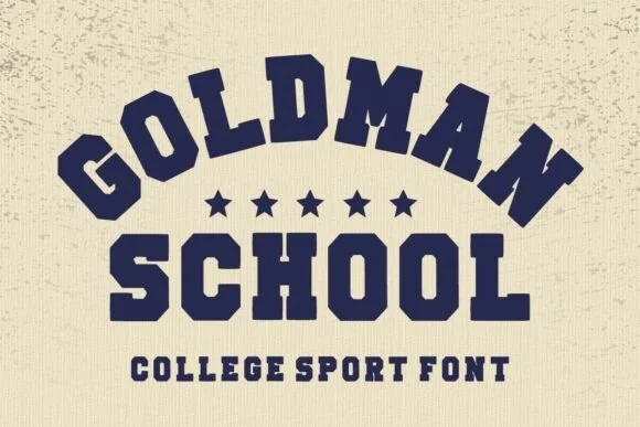 Goldman School by Infinity art Studio — Slab Serif Font