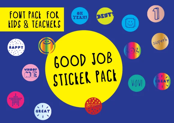 Good Job Sticker Pack by GraphicsBam Fonts — Dingbats Font