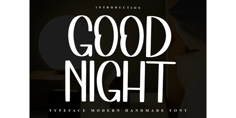 Good Night Font by Inermedia STUDIO — Sans Serif Font