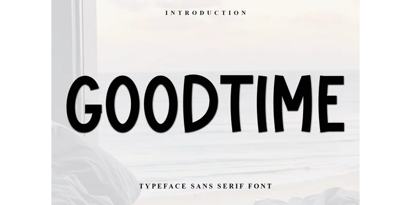 Goodtime Font by FreshTypeINK — Sans Serif Font