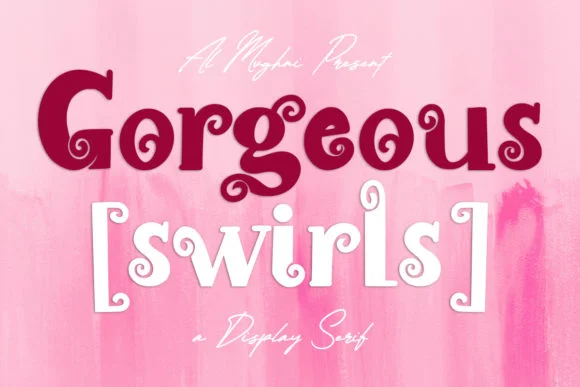 Gorgeous Swirls by Al Mughni Studio3 — Slab Serif Font