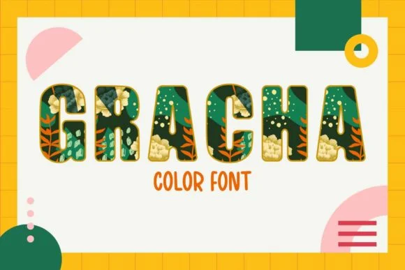 Gracha by Zmapist — Color Fonts Font