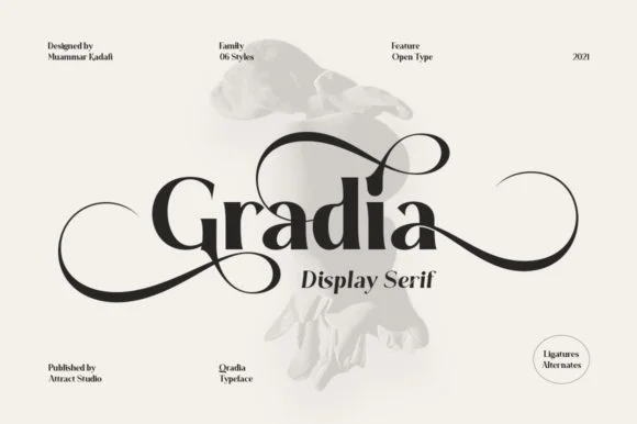 Gradia by Attract Studio — Slab Serif Font