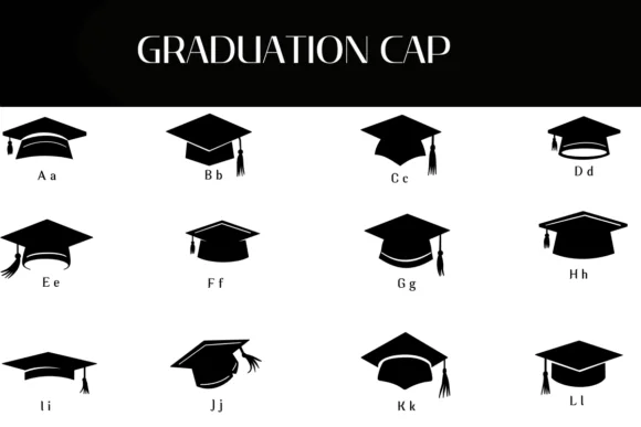 Graduation Cap by Heartcraft Atelier — Dingbats Font — thumbnail 2