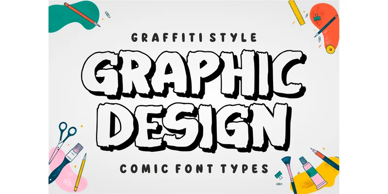 Graffiti Outline Font by anamalmusyaffaCreative by anamalmusyaffaCreative — Display Font — thumbnail 2