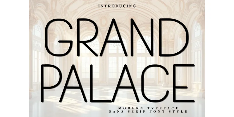 Grand Palace Font by FreshTypeINK — Sans Serif Font