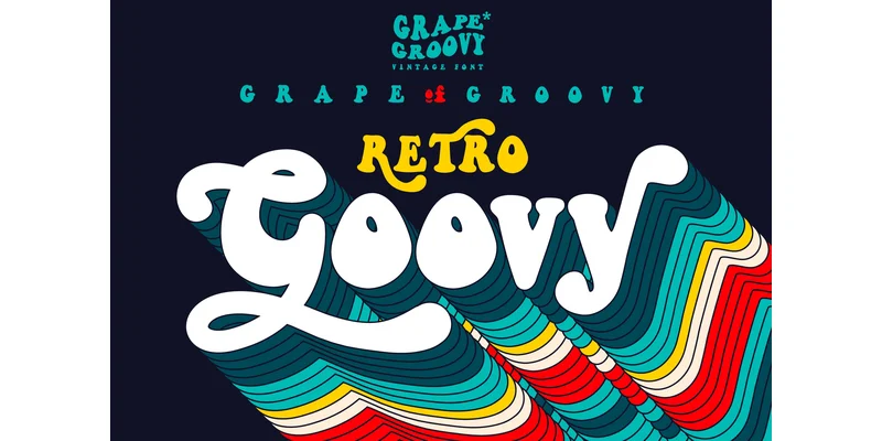 Grape Groovy Font by HeroMan — Display Font