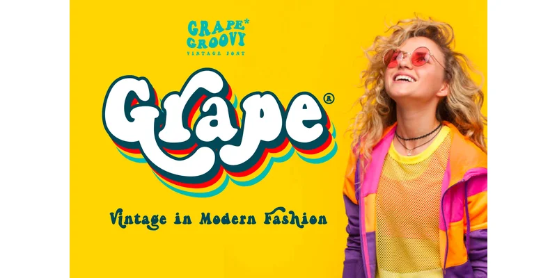 Grape Groovy Font by HeroMan — Display Font — thumbnail 2