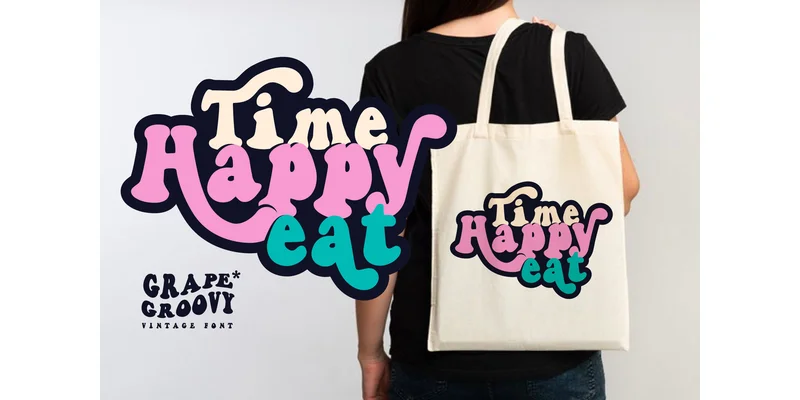 Grape Groovy Font by HeroMan — Display Font — thumbnail 4