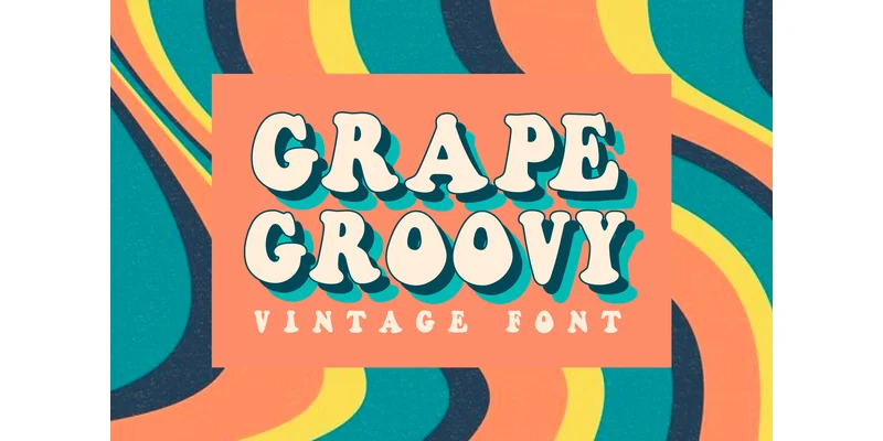 Grape Groovy Font by HeroMan — Display Font — thumbnail 5