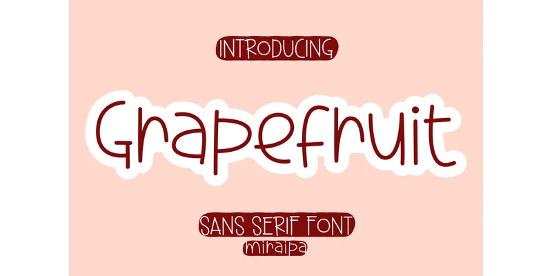 Grapefruit Font by miraipa — Sans Serif Font