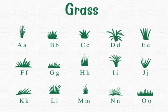 Grass by Nongyao — Dingbats Font — thumbnail 2