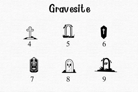 Gravesite by Nongyao — Dingbats Font — thumbnail 4
