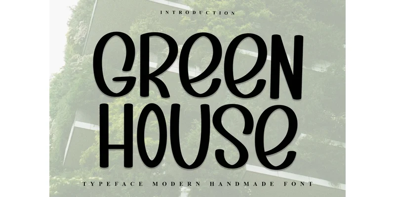 Green House Font by Inermedia STUDIO — Sans Serif Font