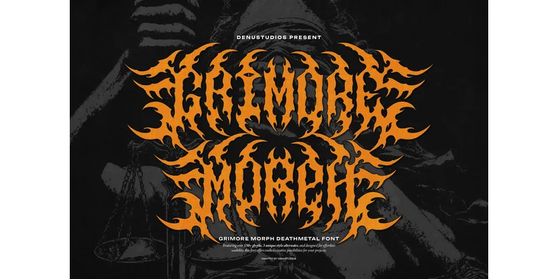 Grimore Morph Font by Denustudios by Denustudios — Blackletter Font