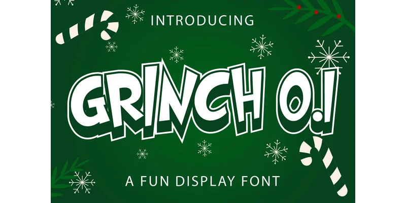 Grinch 0.1 Font by Densu Creative by Densu Creative — Display Font