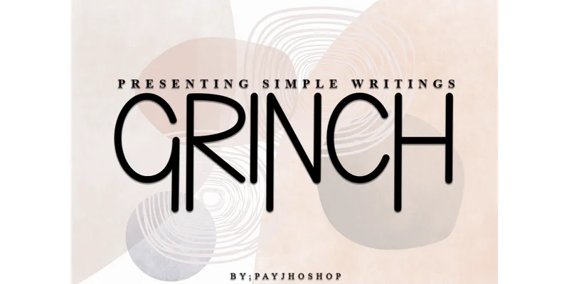 Grinch Font by PAYJHOshop — Sans Serif Font