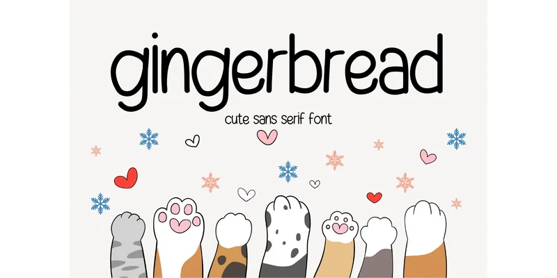 Gringerbread Font by Eystore by Eystore — Sans Serif Font