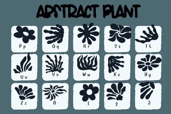 Groovy Abstract by Sirinart — Dingbats Font — thumbnail 3