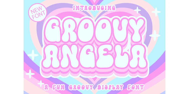 Groovy Angela Font by Densu Creative by Densu Creative — Display Font