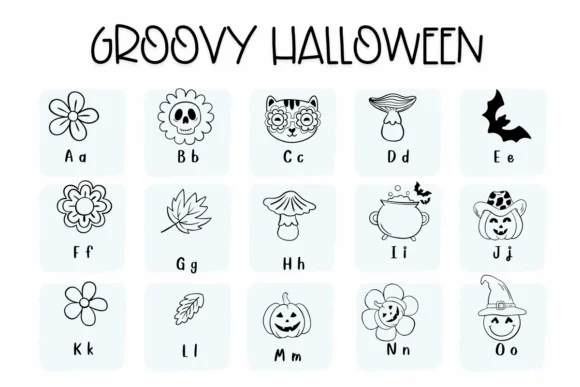 Groovy Halloween by Sirinart — Dingbats Font — thumbnail 2