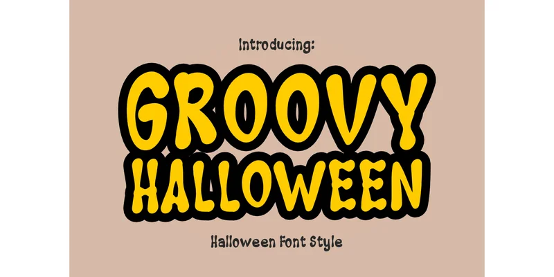 Groovy Halloween Font by Sahira Studio — Display Font